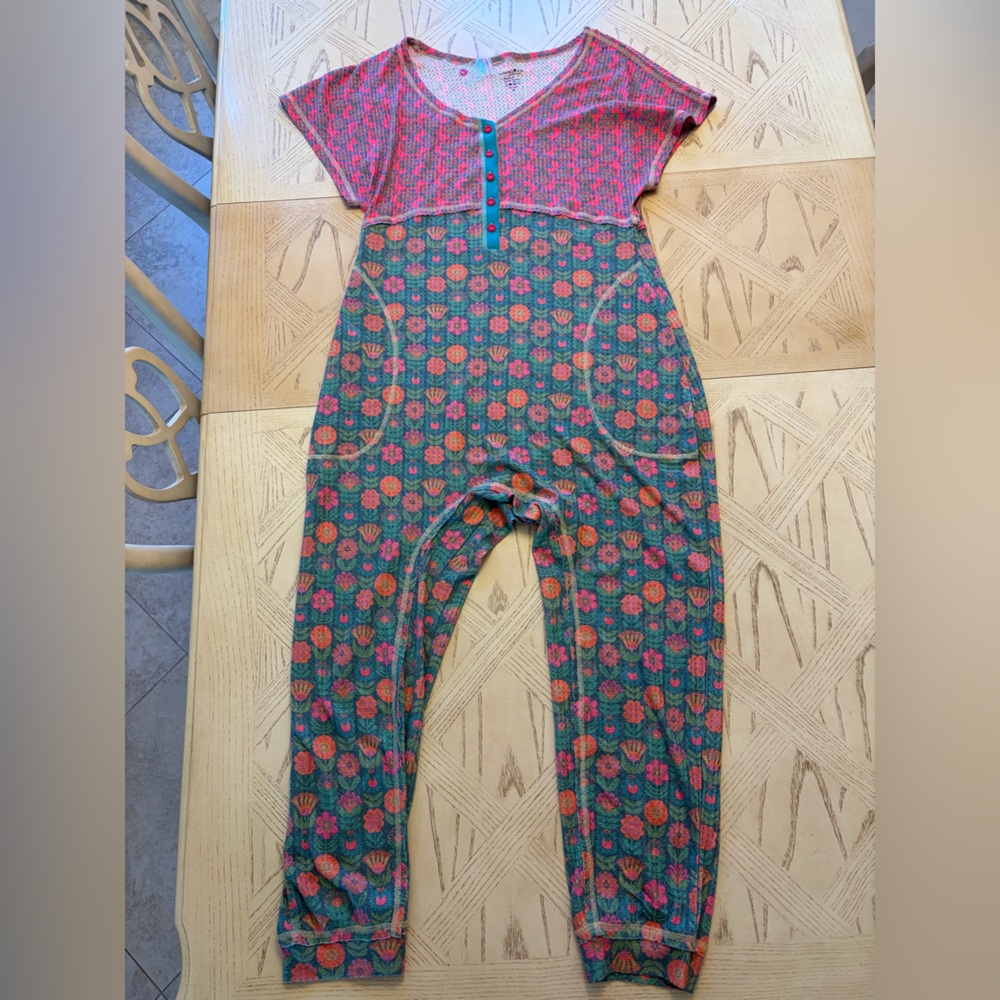 Natural Life Mixed Print Waffle Knit
Jumpsuit / PJs